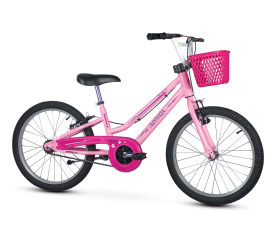 Bicicleta Nathor Aro 20 Feminina Bella Bco/Rsa