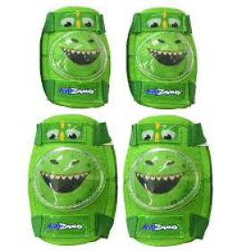 Kit de Proteção Infantil Dino verde M